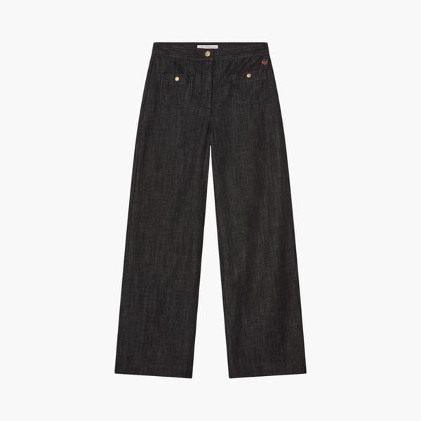 Pim Pocket Trousers housut black denim Busnel