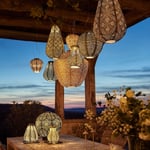 Punaruskea Mocha Mousse aurinkokennolyhty Balloon Folia 20Ø, Lumiz — kuva 3