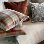 Mulberry Nevis red/stone Cushion Cover 50x50 — kuva 2