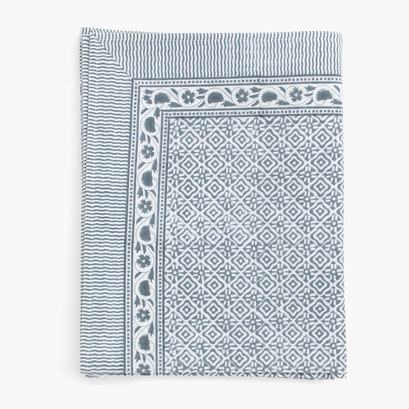 Simmi -pöytäliina 150x230cm True Blue, Chamois