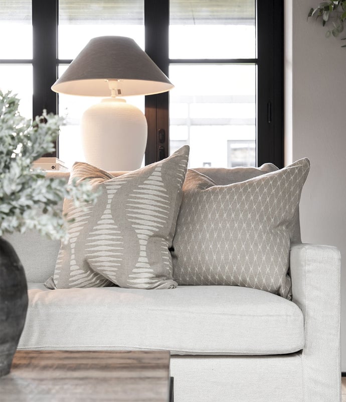 Danilo Cusion Cover linen/off white Artwood  — kuva 2