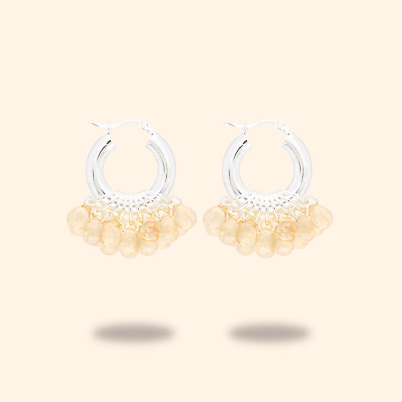 Cookie Dough Earrings in silver Annele 