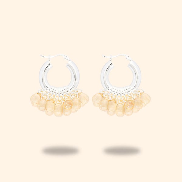 Cookie Dough Earrings in silver Annele 
