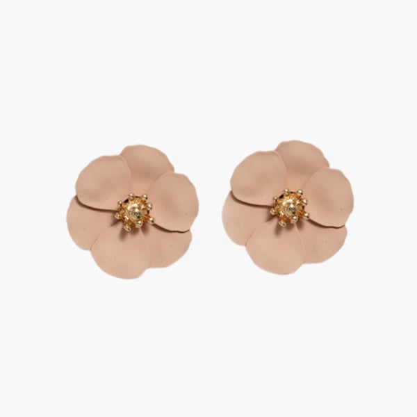 Flower Small-korvakorut nude pink, Bow19