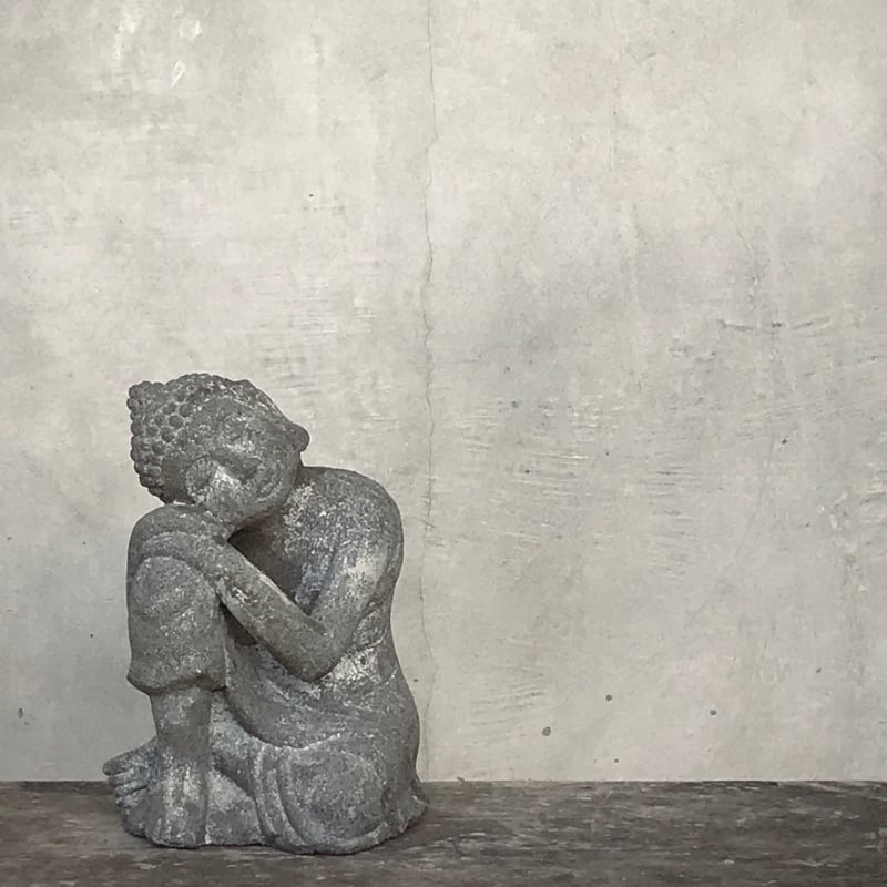 Calm Buddha Stone Statue Noori Objects 
