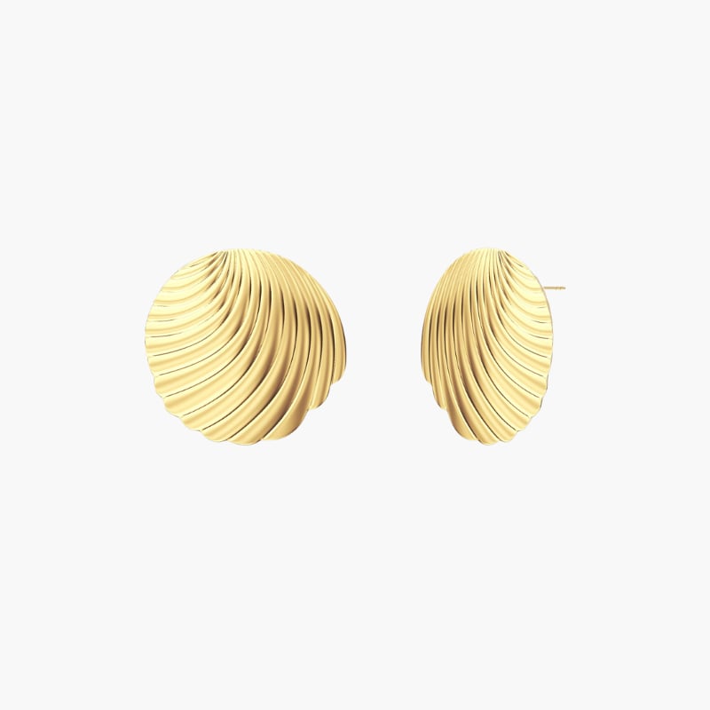Shelli Studs L gold Edblad 