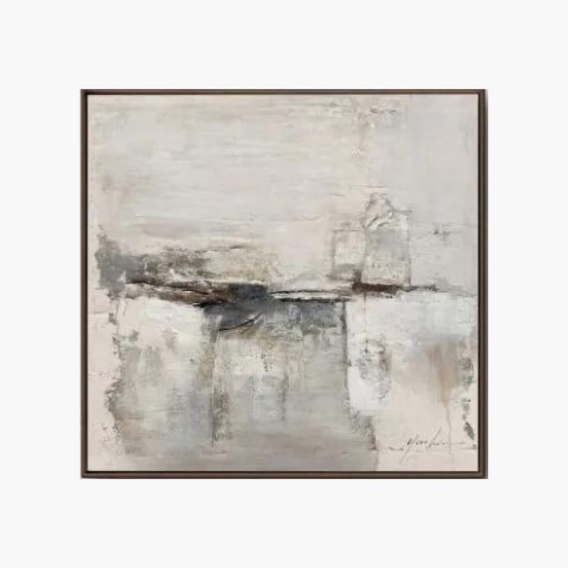 Framed Canvas Venezia Fog 90x90 