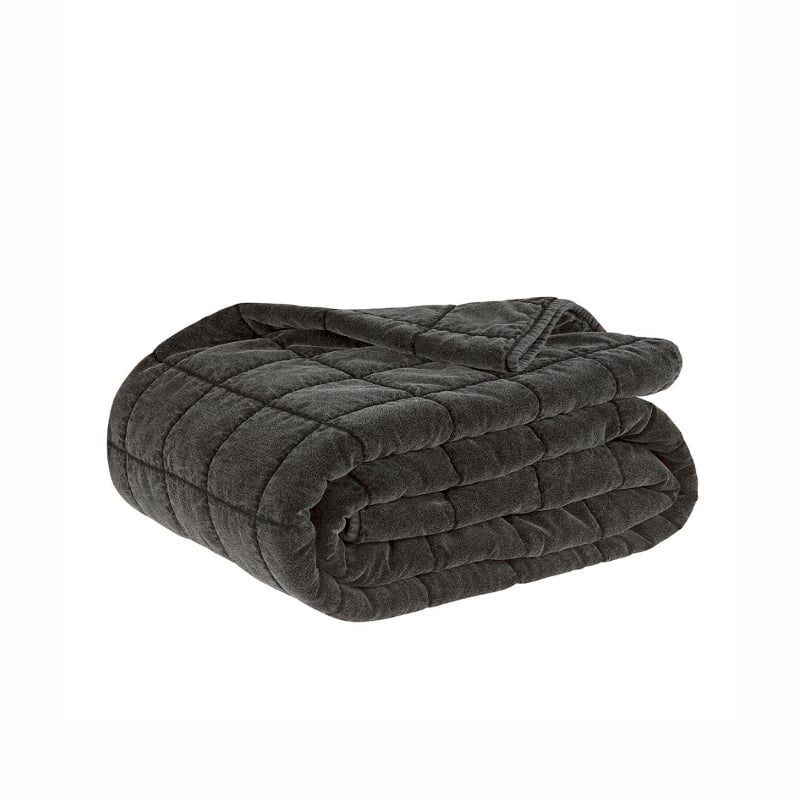 Posh Bedspread washed black 260x260 Artwood