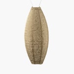 Kullansävyinen aurinkokennolyhty Long Oval Paisley 20Ø, Lumiz — kuva 1