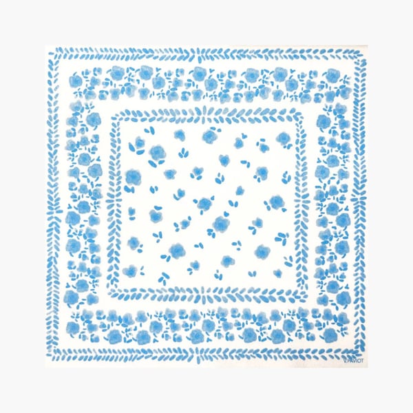 Lautasliina Bandana Bleu 20 kpl, 40x40 cm, Françoise Paviot