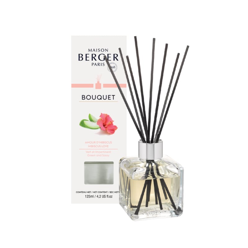 Bouquet Hibiscus Love Cube Maison Berger 