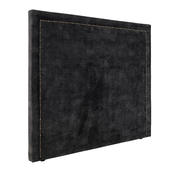 Paris Headboard 90 cm Velvet dark grey Artwood