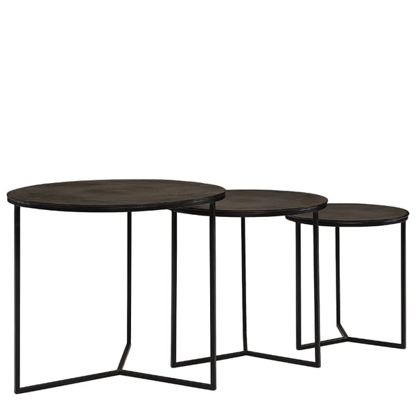 Juno Side Table 3-set black Artwood