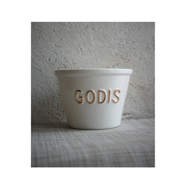 Kulho Godis valk/kulta Bruka Design
