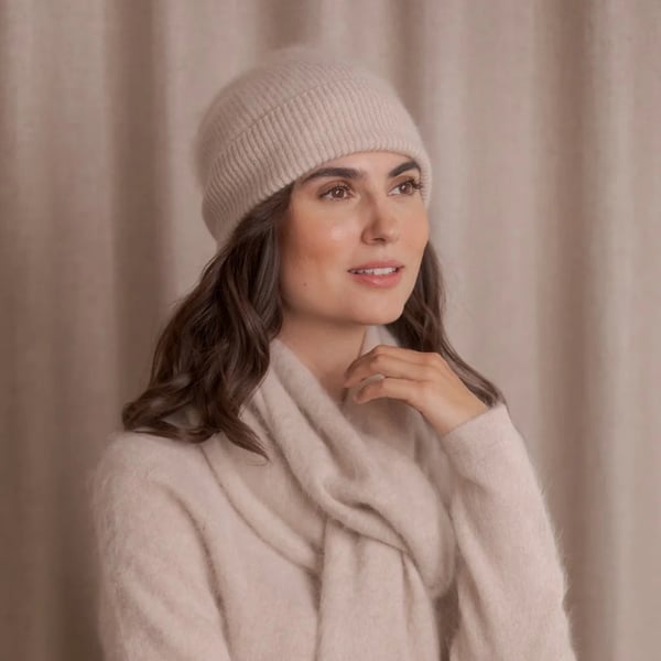 Cashmere Beanie latte Original Story 