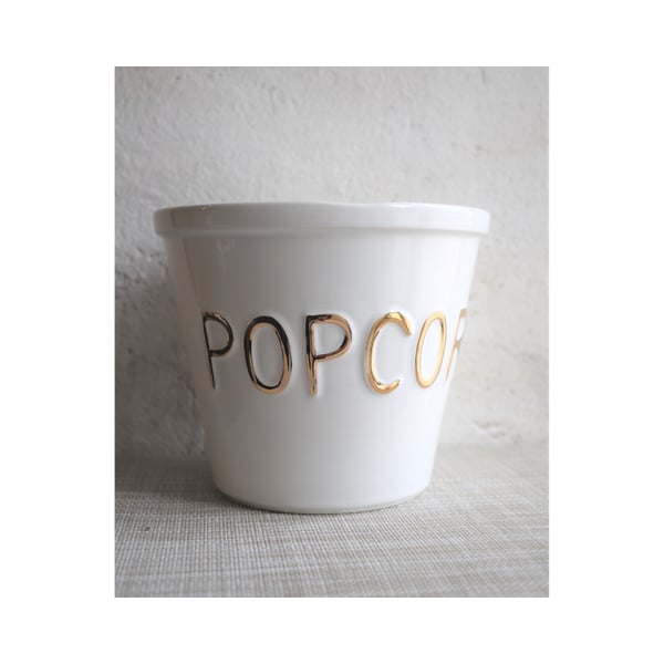 Kulho Popcorn valk/kulta Bruka Design