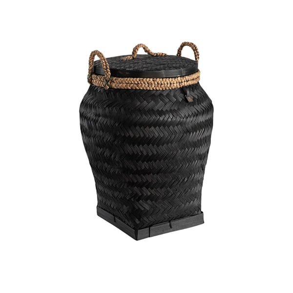 Davao Laundry Basket black Artwood 