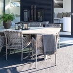 Käsinojallinen Santa Monica tuoli harmaa + pehmuste, Artwood — kuva 6