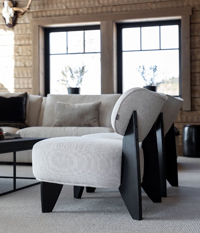 Cadiz Lounge Chair haze cream Artwood  — kuva 2