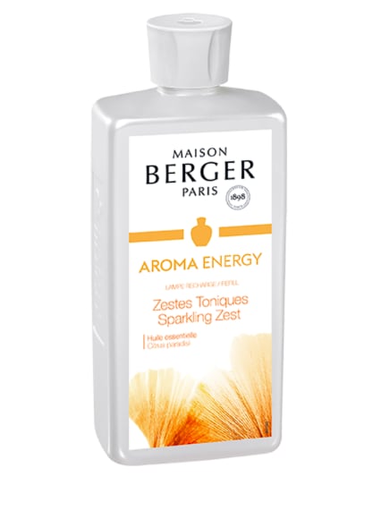 Aroma Energy 500ml tuoksuneste huoneilmanpuhdistuslamppuun Maison Berger