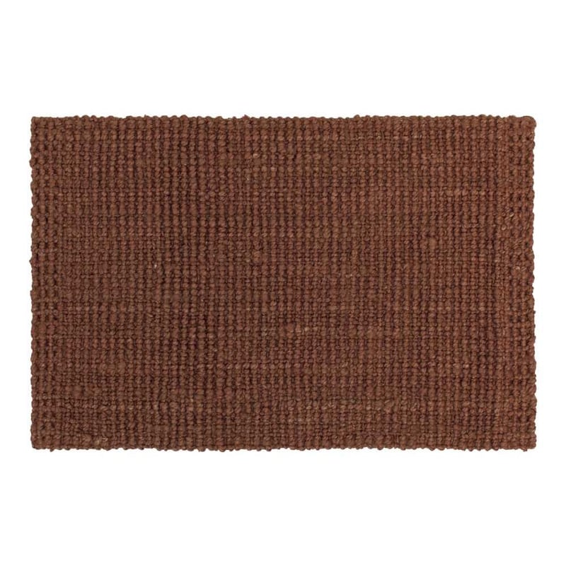 Doormat Jute Rusty Red 90x60, Dixie