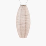 Vaalea roosa aurinkokennolyhty Long Oval Bazaar 20Ø, Lumiz — kuva 1