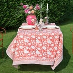 Tablecloth Cotton 150x230 Indian Rose Chamois  — kuva 2