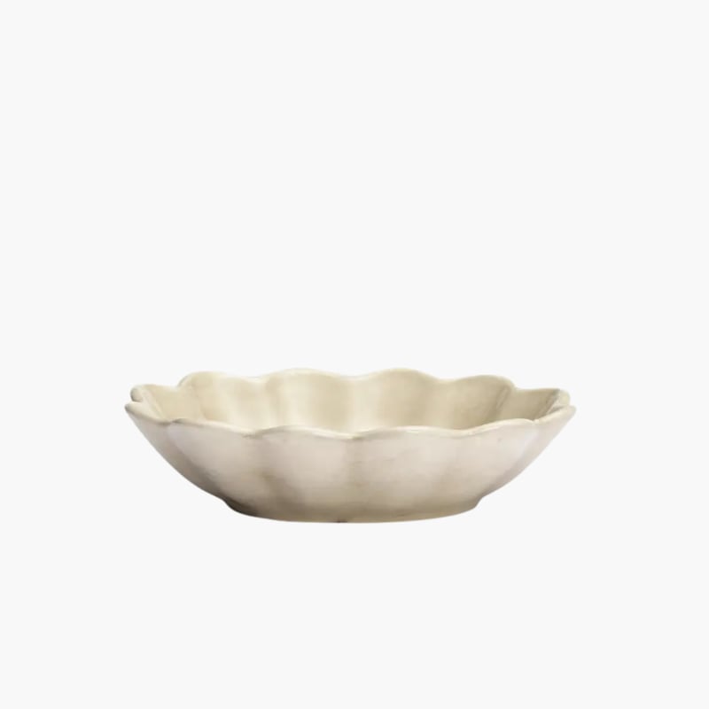 Oyster Bowl 18x16 sand Mateus 
