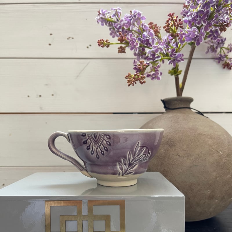 Cup with Handle lavender Sthål 