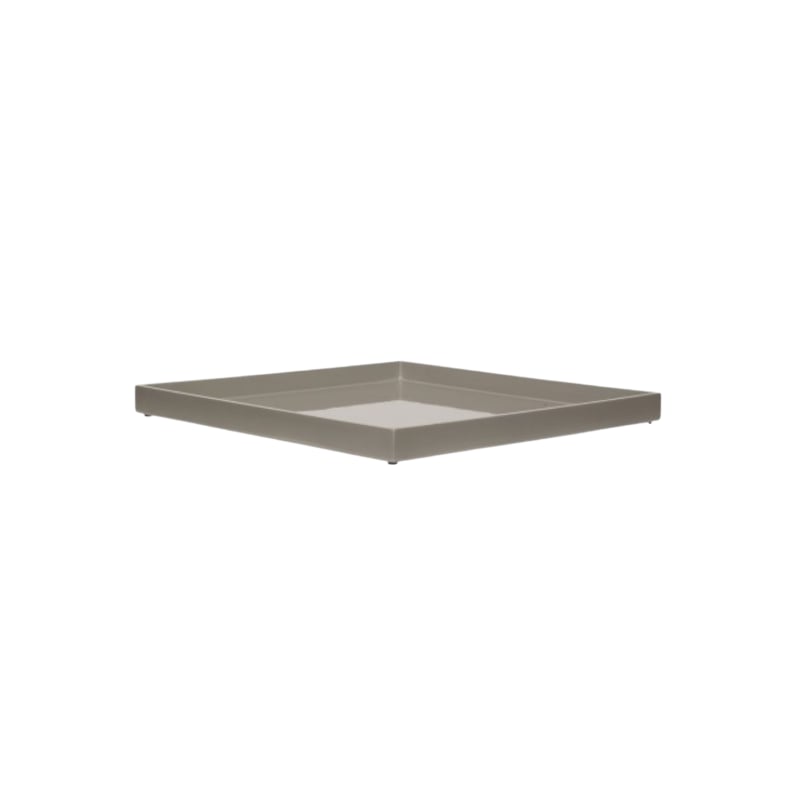 Lacquer Tray 33x33 cool grey Oi Soi Oi 