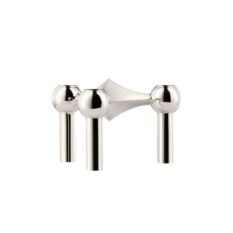 STOFF Nagel Candle Holder 1 piece chrome