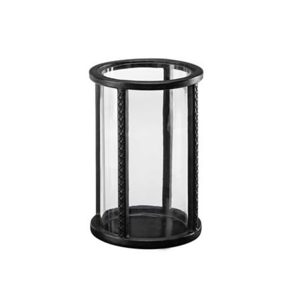 Mendoza Lantern L Leather black Artwood