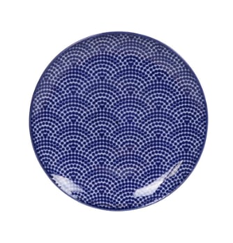Nippon Blue Plate Dots 16 cm Tokyo Design Studio