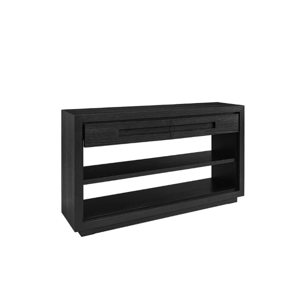 Hunter Console with Drawers black Artwood 