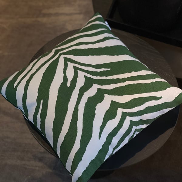 Zebra Cushion Cover 50x50 green 