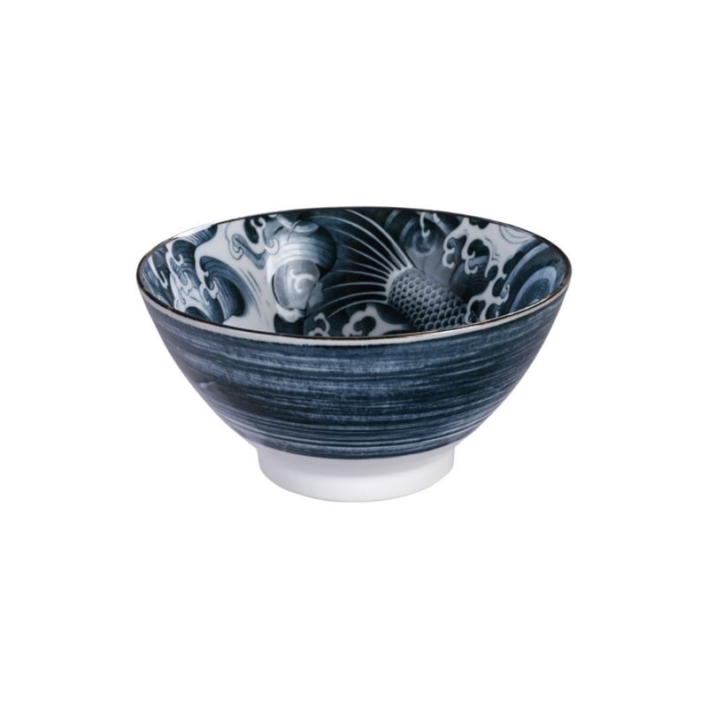 Carp Sori Bowl Black 18x9, Tokyo Design