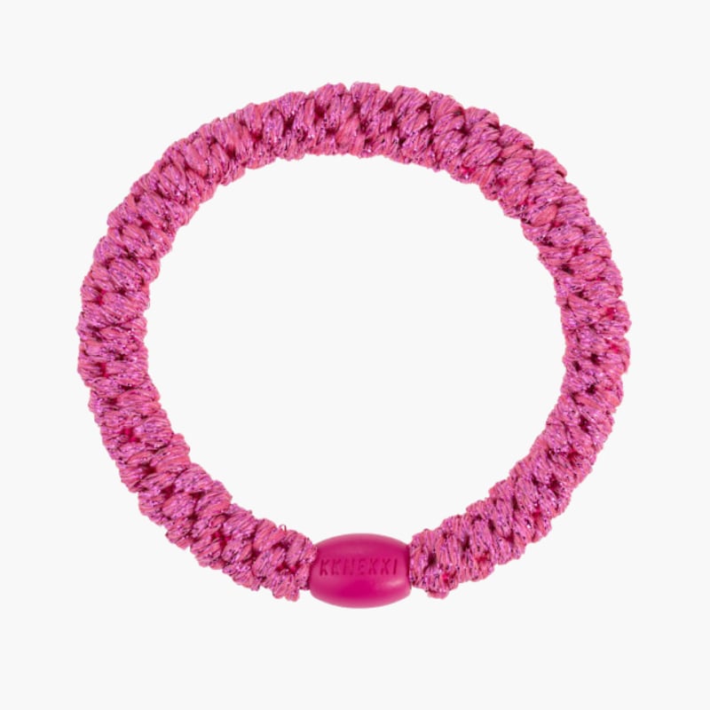 Kknekki strong pink glitter hiuslenkki