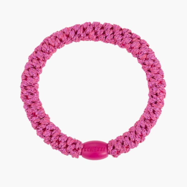 Kknekki strong pink glitter hiuslenkki