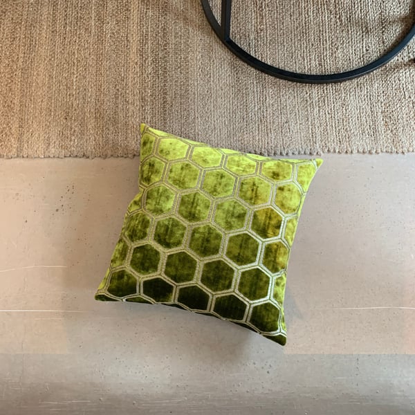 Manipur Cushion Cover 50x50 moss green