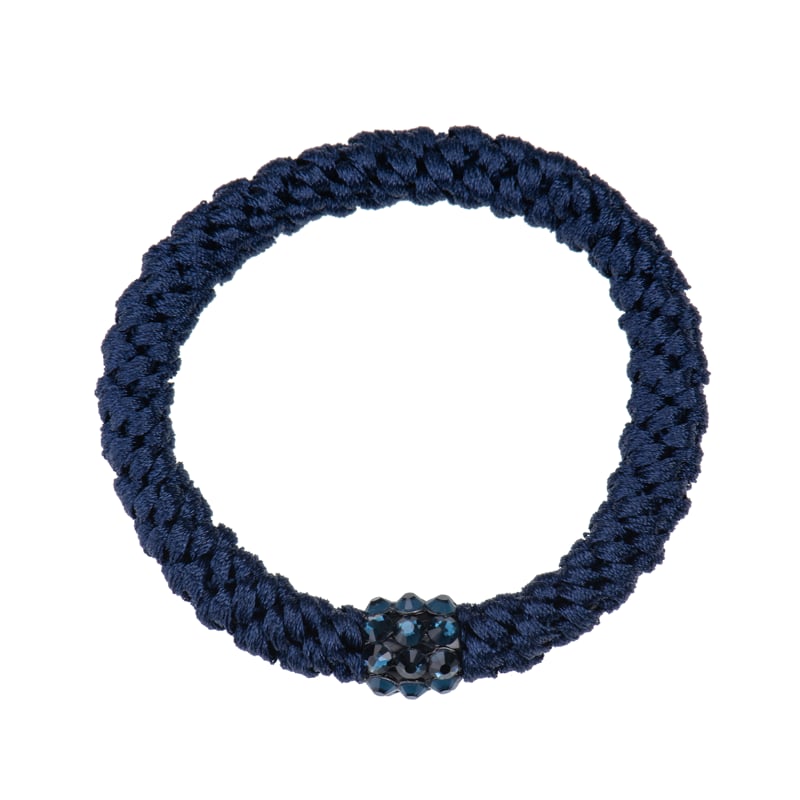 Kknekki Rhinestone navy hiuslenkki