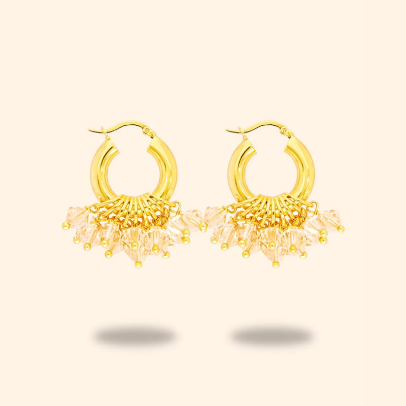 Golden Goddess Earrings Annele 