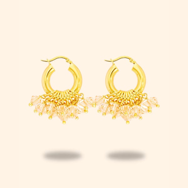 Golden Goddess Earrings Annele 