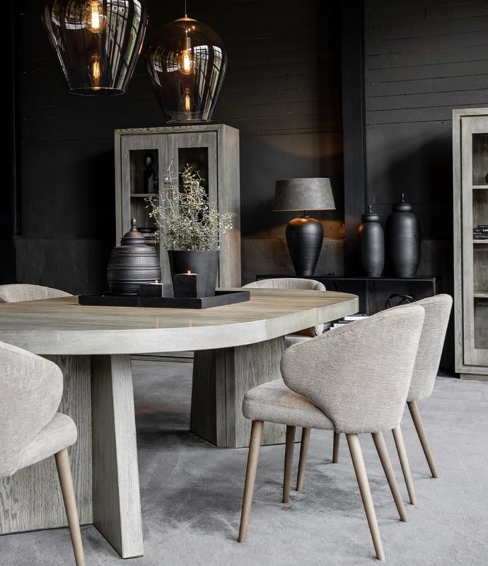 La Nou Dining Chair quiet liver Artwood  — kuva 2