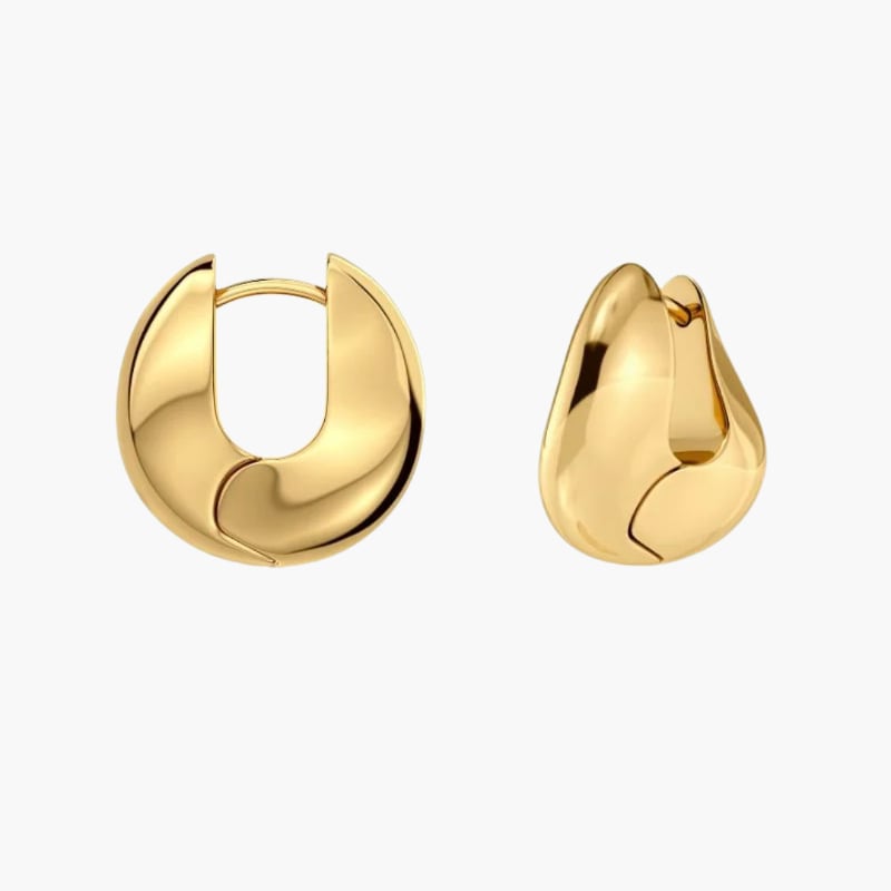 Azura Hoops S Gold korvakorut, Edblad