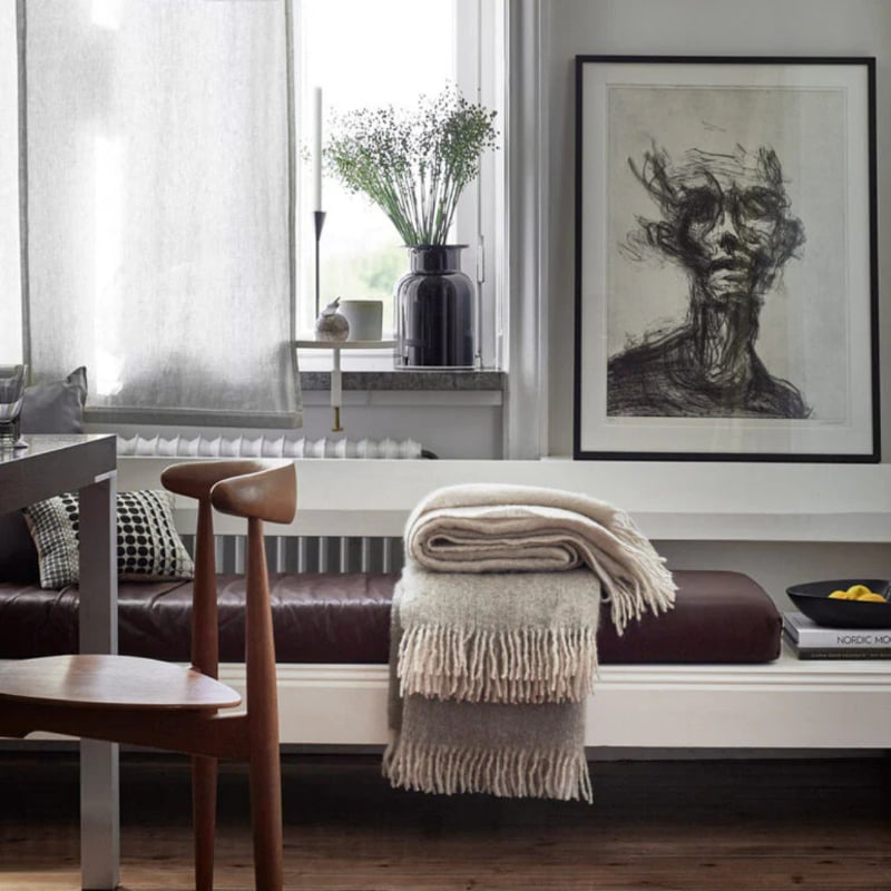 Mohair Blanket portabello Stacklebergs  — kuva 2