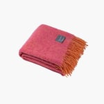 Mohair Blanket orange & pion Stacklebergs  — kuva 1