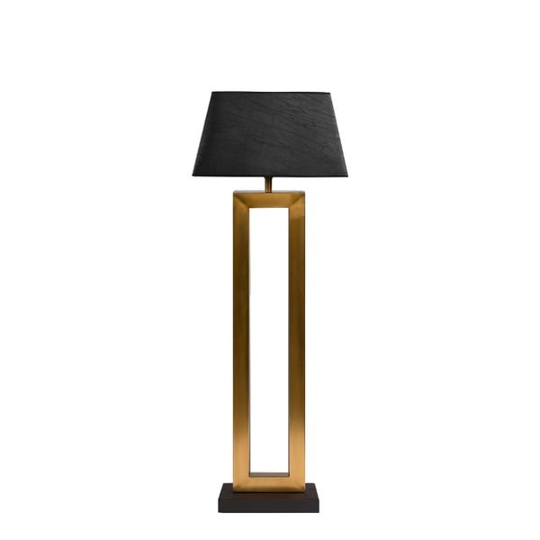 Arezzo Floor Lamp Antigue Brass Artwood