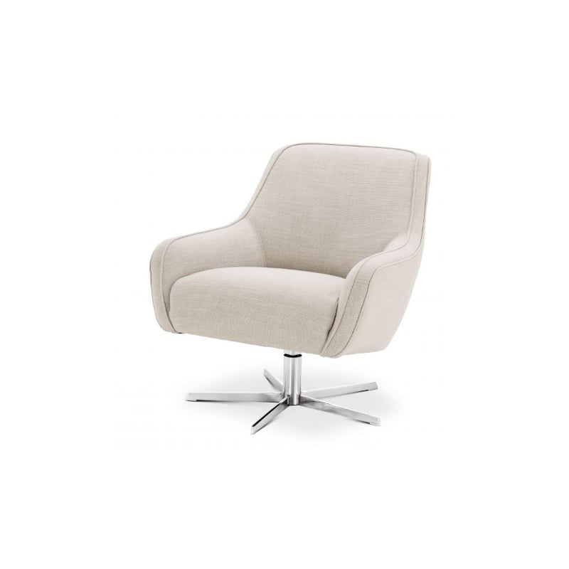 Swivel Chair Serena natural Eichholtz 