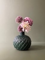 Ceramic Vase dark green  — kuva 3