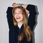 Kknekki slim lilac glitter hiuslenkki — kuva 2